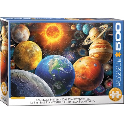 Puzzle Eurographics-6500-6007 Pièces XXL - Le Systéme Planétaire