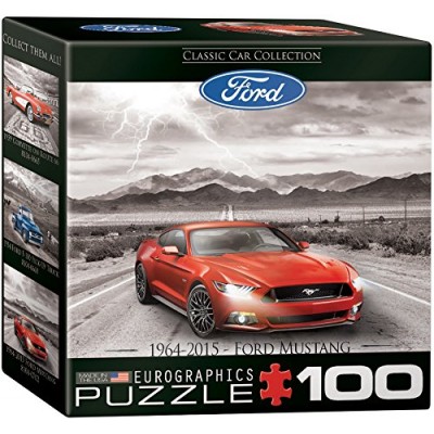 Eurographics-8104-0702 Mini Puzzle - Ford Mustang 1964 - 2015