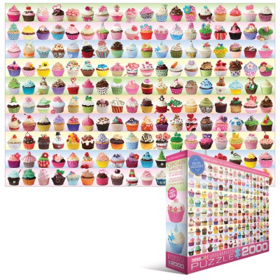 Puzzle Eurographics-8220-0629 Collection de Cupcakes