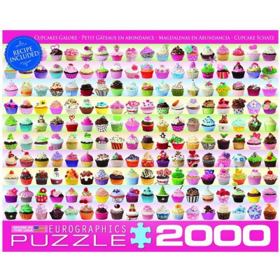 Puzzle Eurographics-8220-0629 Collection de Cupcakes