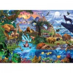 Puzzle  Eurographics-8520-5881 Animaux du Monde