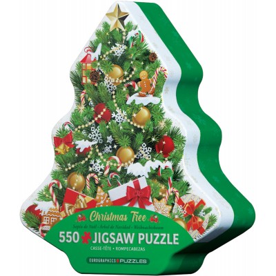 Puzzle Eurographics-8551-5663 Christmas Tree Tin
