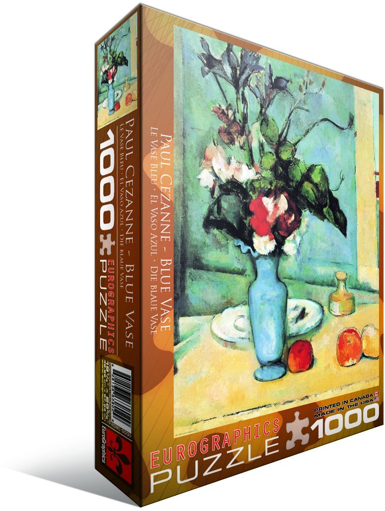 Puzzle Fleurs dans un vase bleu, 500 pieces