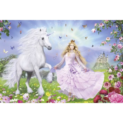 Puzzle Schmidt-Spiele-55565 Princesse des licornes