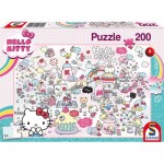 Puzzle  Schmidt-Spiele-56410 Le Monde de Kitty