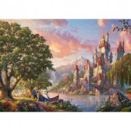 Puzzle  Schmidt-Spiele-57372 Le monde magique de Belle