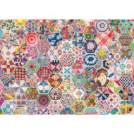 Puzzle  Schmidt-Spiele-57384 Patchwork quilté américain