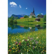 Puzzle  Schmidt-Spiele-57391 Inzell, Einsiedlhof et église Saint-Nicolas