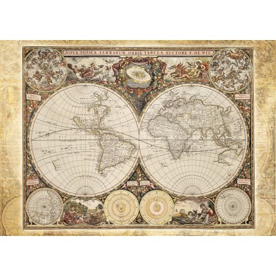 Puzzle Schmidt-Spiele-58178 Carte historique du monde