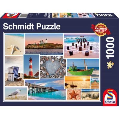 Puzzle Schmidt-Spiele-58221 Bord de Mer