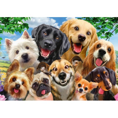 Puzzle Schmidt-Spiele-58390 Dogs' Selfy