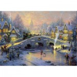 Puzzle  Schmidt-Spiele-58450 Village en hiver