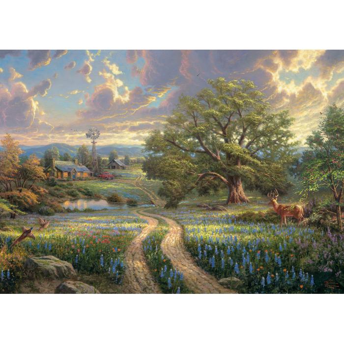Puzzle  Schmidt-Spiele-58461 Thomas Kinkade : Résidence champêtre