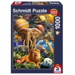 Puzzle  Schmidt-Spiele-58988 Univers merveilleux