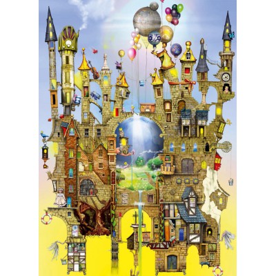 Puzzle Schmidt-Spiele-59354 Colin Thompson, Château dans les Airs