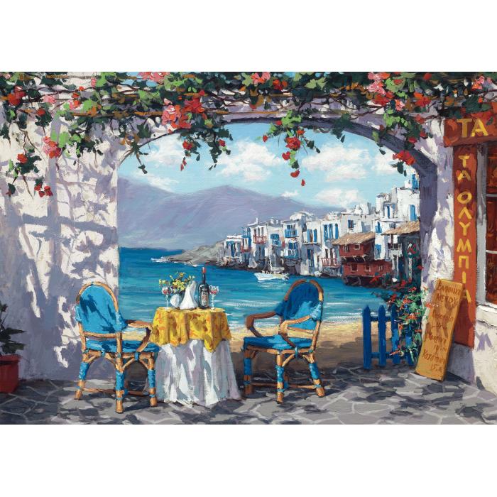 Puzzle  Schmidt-Spiele-59396 Sam Park - Rendez-vous à Mykonos