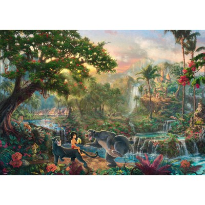 Puzzle Schmidt-Spiele-59473 Thomas Kinkade - Le Livre de la Jungle