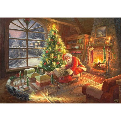 Puzzle Schmidt-Spiele-59495 Thomas Kinkade - Le Père Noël est là!