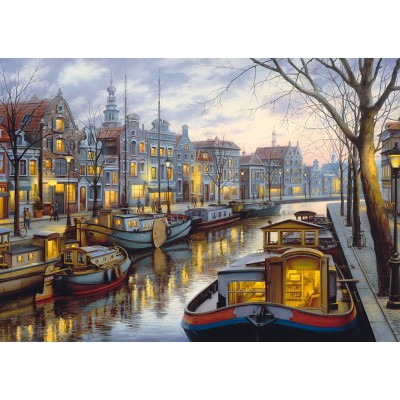 Puzzle Schmidt-Spiele-59561 Evgeny Lushpin - Sur le Canal
