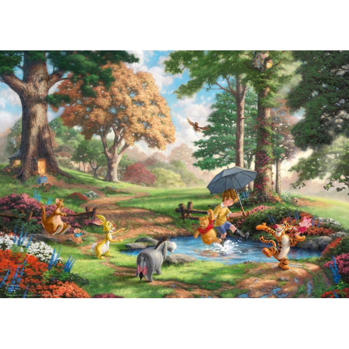 Puzzle  Schmidt-Spiele-59689 Thomas Kinkade - Disney - Winnie l'Ourson