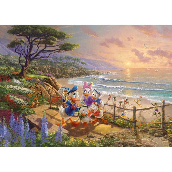 Puzzle  Schmidt-Spiele-59951 Thomas Kinkade - Donald & Daisy