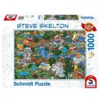 Puzzle  Schmidt-Spiele-59965 Steve Skelton - Temps d'arrêt de la vie quotidienne