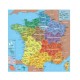 Puzzle en Bois découpé à la Main - Carte de France des Départements