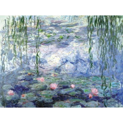 Puzzle-Michele-Wilson-A104-250 Puzzle en Bois Découpé à la Main - Monet : Nymphéas Et Saules
