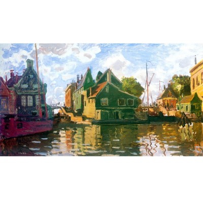Puzzle-Michele-Wilson-A121-150 Puzzle en Bois - Claude Monet - Canal à Zaandam