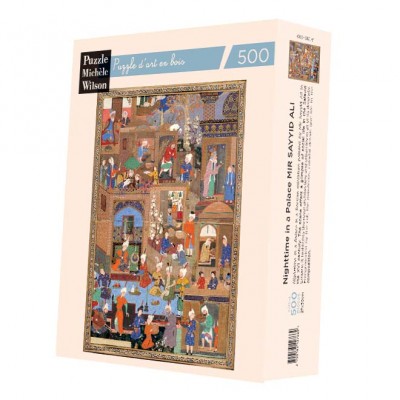 Puzzle-Michele-Wilson-A1216-500 Puzzle en Bois Découpé à la Main - Nuit Dans Un Palais