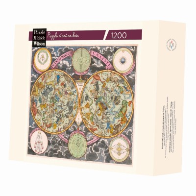 Puzzle-Michele-Wilson-A1279-1200 Puzzle en Bois Découpé à la Main - Planisphère Céleste