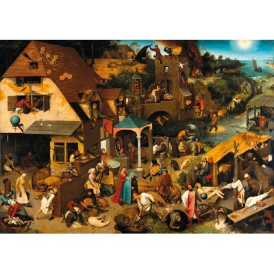 Puzzle-Michele-Wilson-A131-150 Puzzle en Bois Découpé à la Main - Proverbes Flamands