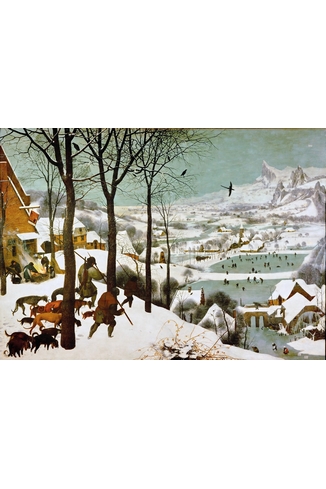 Puzzle Puzzle-Michele-Wilson-A248-650 Brueghel : Chasseurs dans la Neige