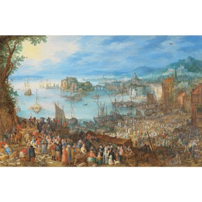 Puzzle Puzzle-Michele-Wilson-A639-500 Brueghel Pieter - Le Marché aux Poissons, 1603