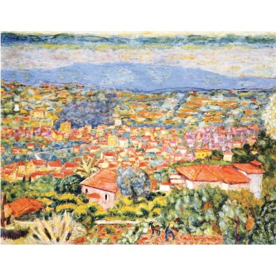 Puzzle-Michele-Wilson-A698-500 Puzzle en Bois - Pierre Bonnard - Vue du Cannet, 1942