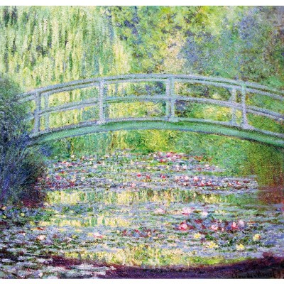Puzzle Puzzle-Michele-Wilson-A910-80 Monet  :  Le pont japonais