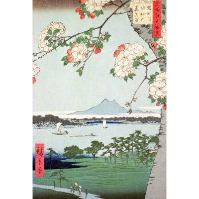 Puzzle Puzzle-Michele-Wilson-A974-350 Hiroshige : Pommiers en fleurs