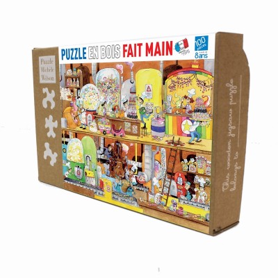 Puzzle-Michele-Wilson-K114-100 Puzzle en Bois Découpé à la Main - Cacouault - Usine Des Bonbons