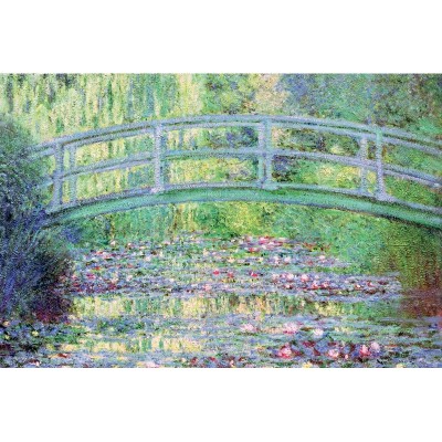 Puzzle-Michele-Wilson-K910-24 Puzzle en Bois découpé à la Main - Claude Monet - Le Pont Japonais