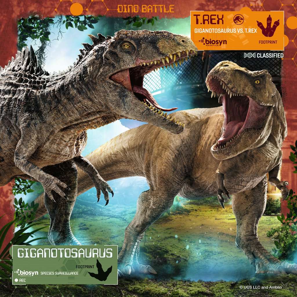 Puzzle 150 pièces : Jurassic World 3 : Les dinosaures de Jurassic World