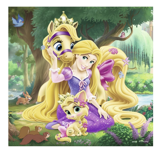 Puzzles Rêverie avec les Princesses Disney - 3 x 49 Pièces