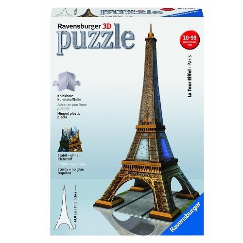 La Tour Eiffel - 216 Pièces Puzzle 3D - Ravenburger Puzzle acheter en ligne