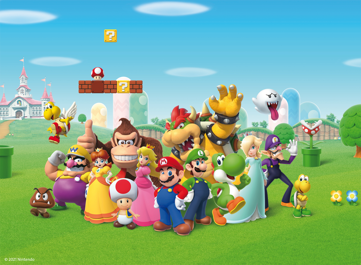 Super Mario et ses amis - Puzzle 500 pièces - 10 ans et plus