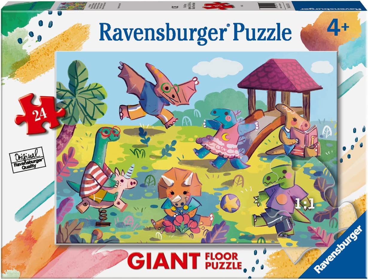 Puzzle Géant de Sol - Pièces XXL - Dinosaures - 24 pièces RAVENSBURGER