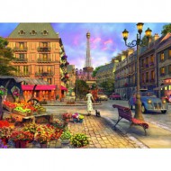 Puzzle  Ravensburger-00198 Promenade à Paris