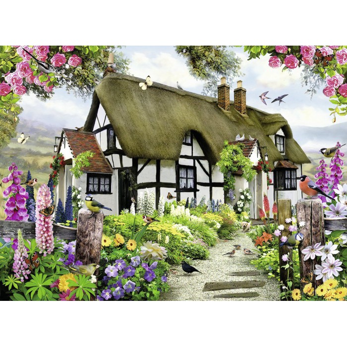 Puzzle Ravensburger-00199 Cottage de Rêve