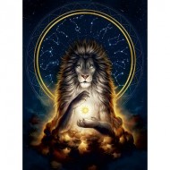 Puzzle  Ravensburger-00480 Starline - Lion brillant