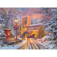 Puzzle  Ravensburger-00481 Star Line - Un Noël étincelant