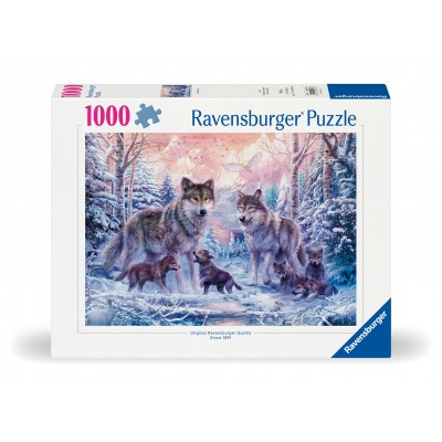 Puzzle Ravensburger-00647 Loups Arctiques