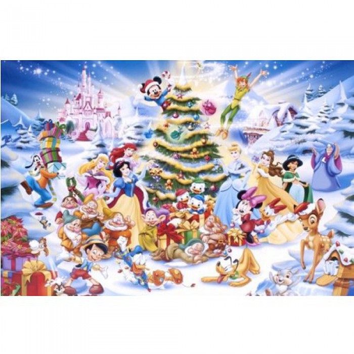 Puzzle Ravensburger-00651 Noël avec Disney